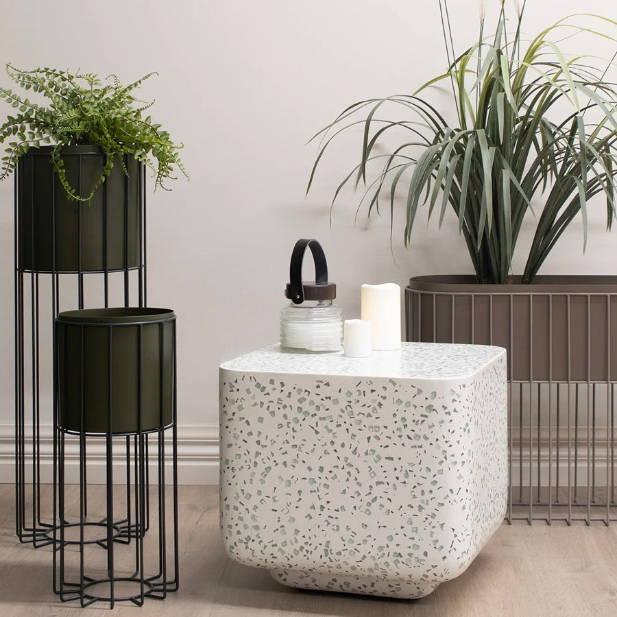 Vista square side table