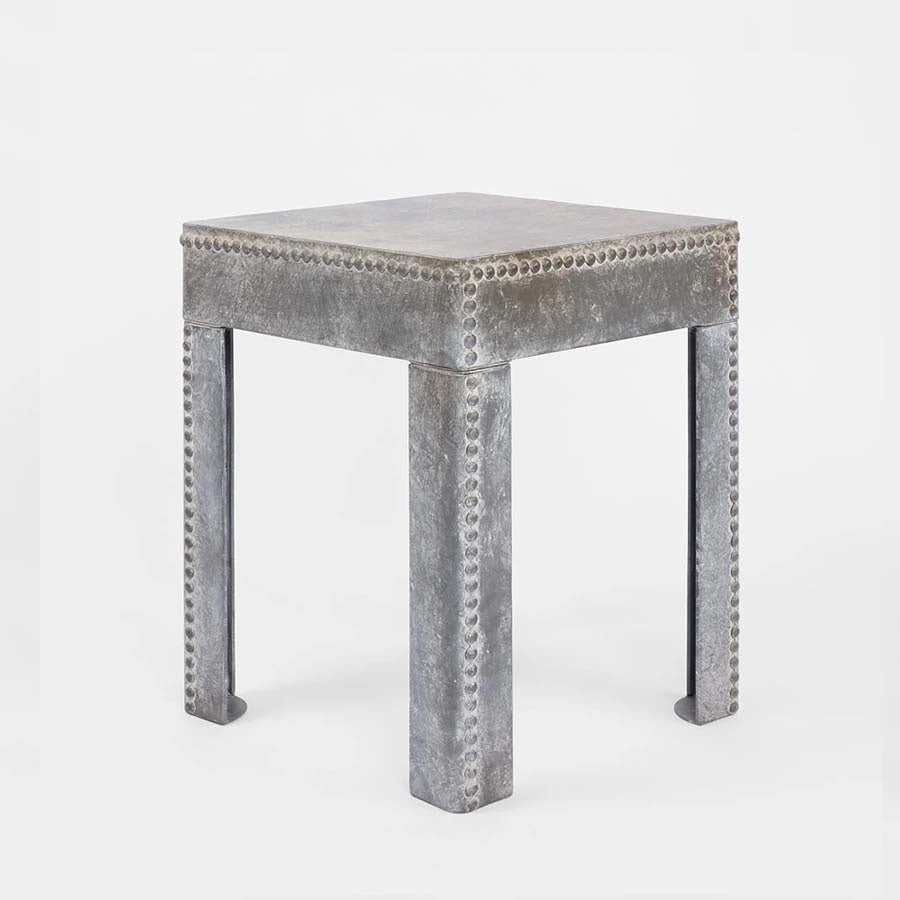 Zinc side table