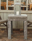 Zinc side table
