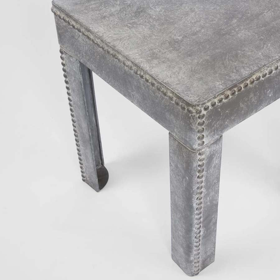 Zinc side table