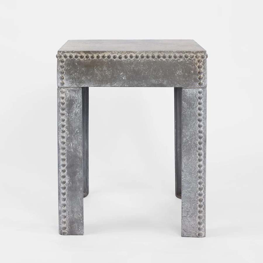 Zinc side table