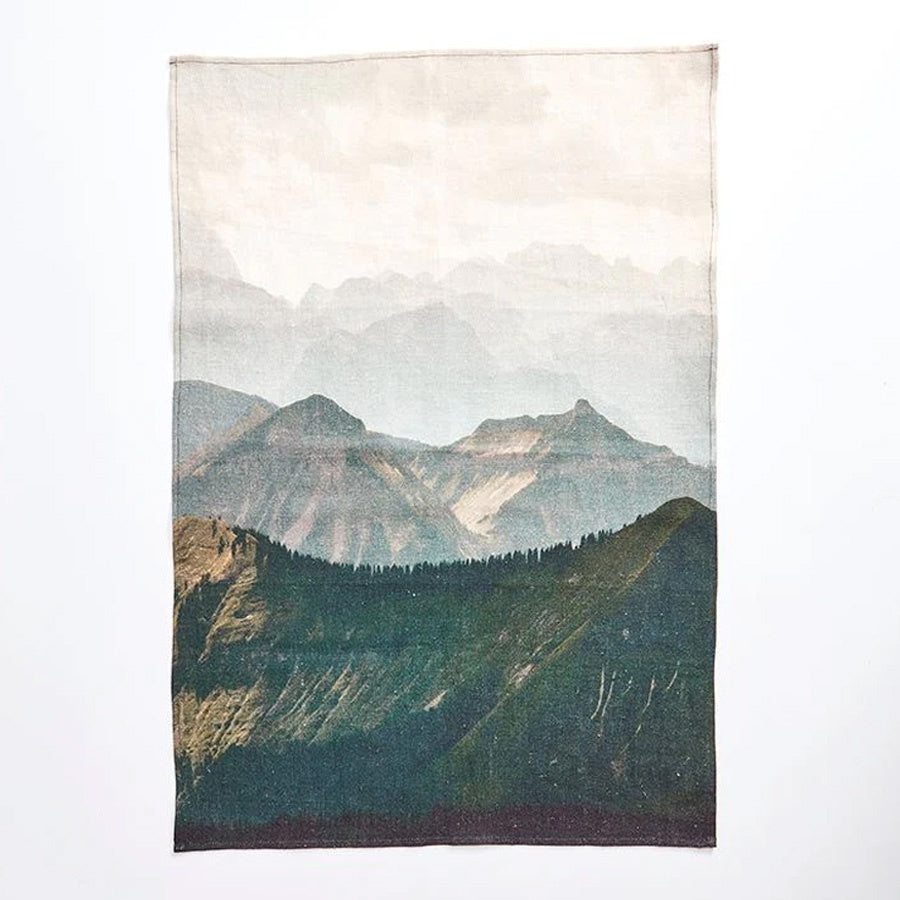 Altitude Linen Tea Towel