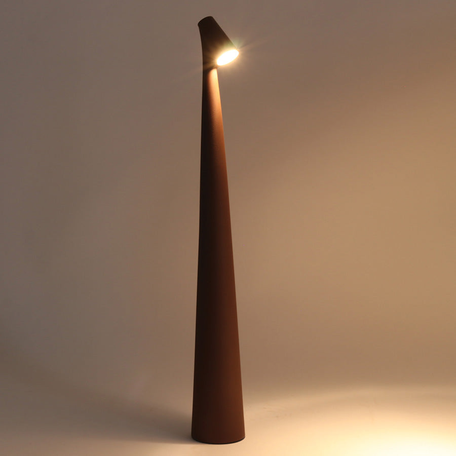 Apex portable table lamp | Brown