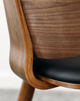 Gemini c20 dining chair in walnut