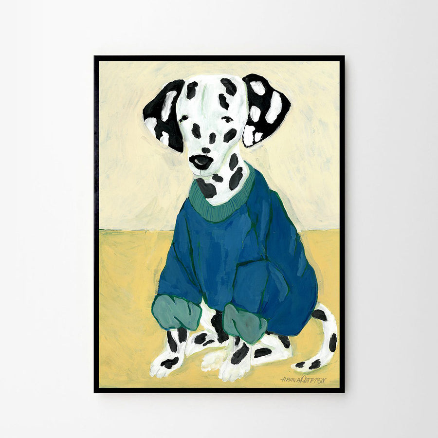 Hanna Peterson - Dalmatian in Sweatshirt Print