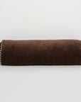 Edward bolster cushion in chocolate
