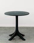 Outdoor cafe table in black