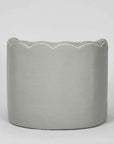 CAMILLE | scallop armchair - seafoam