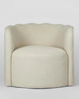 CAMILLE | scallop armchair - natural