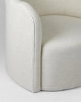 CAMILLE | scallop armchair - natural