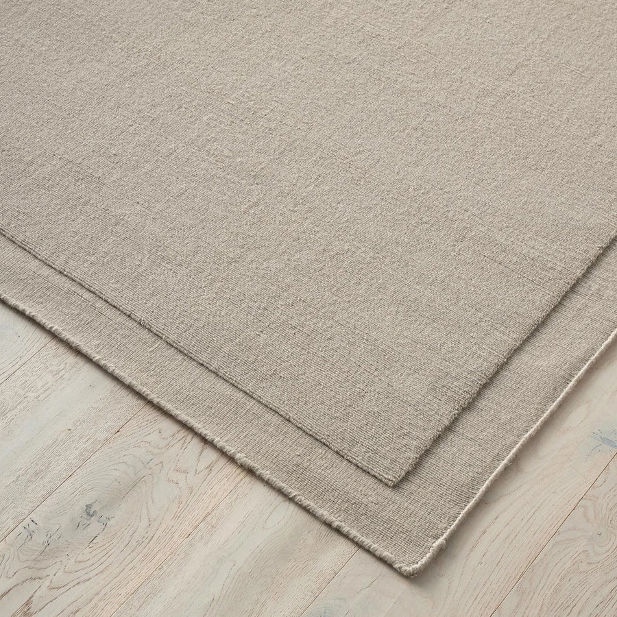 Cassio NZ wool rug | Fog