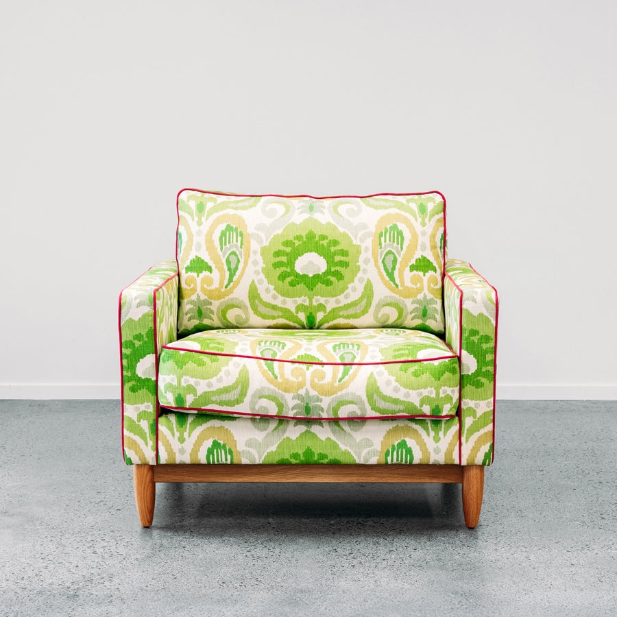 Custom chanel chair in tullio splice |Stacks |Wellington – Stacks ...