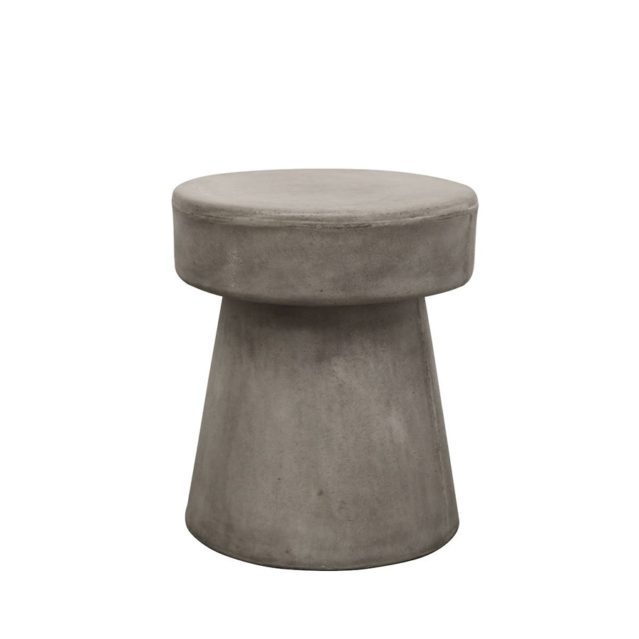 Mushroom Concrete Side Table