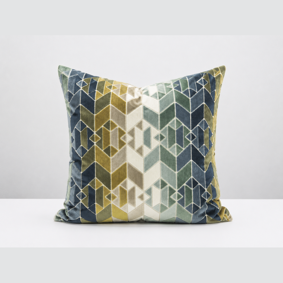 GEO velvet cushion