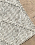 Dakota wool runner in natural straw