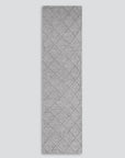 Dakota wool runner in silver birch