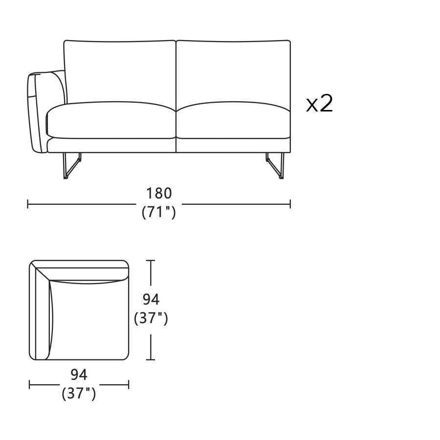 Dayton corner sofa