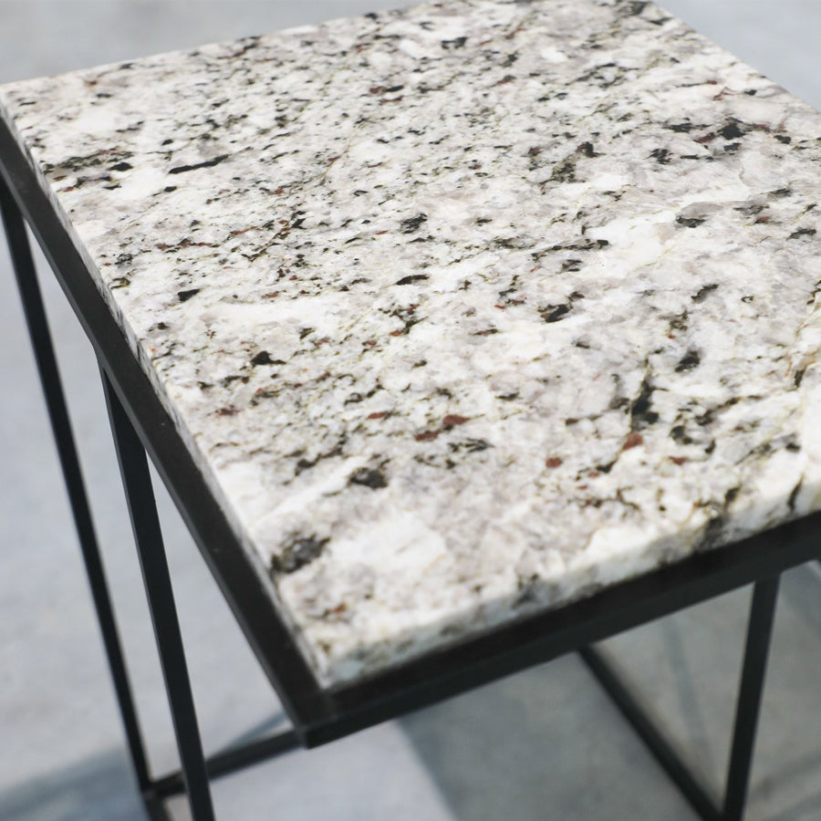 Dion marble side table Alaska