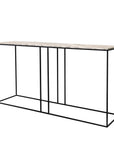Dion marble console table beige
