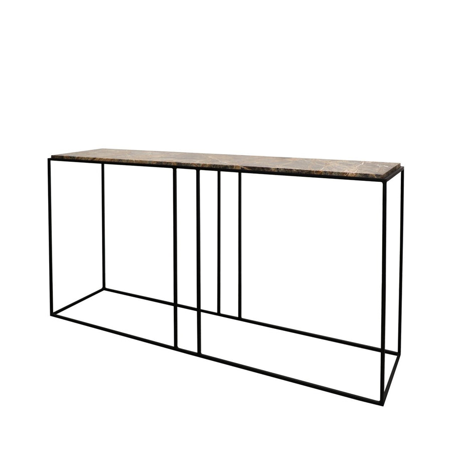 Dion marble console table Forest floor
