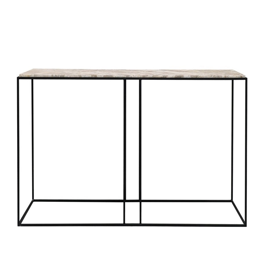 Dion marble console table beige