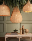Drift natural rattan pendant
