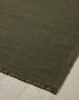 Emilio linen rug | Kale
