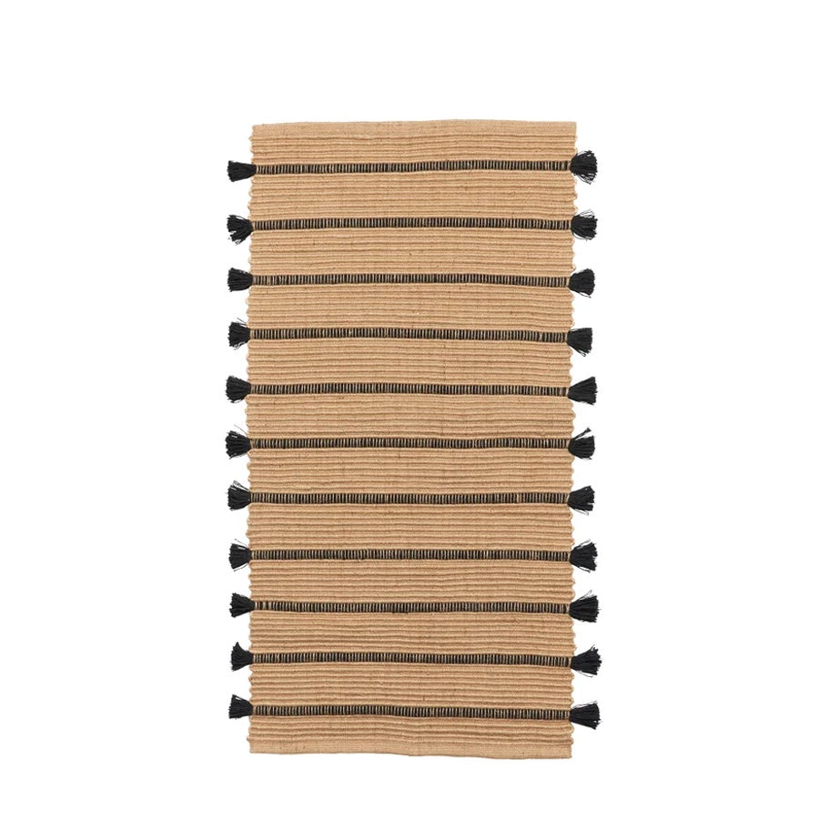 Ezra rug | Natural/Black