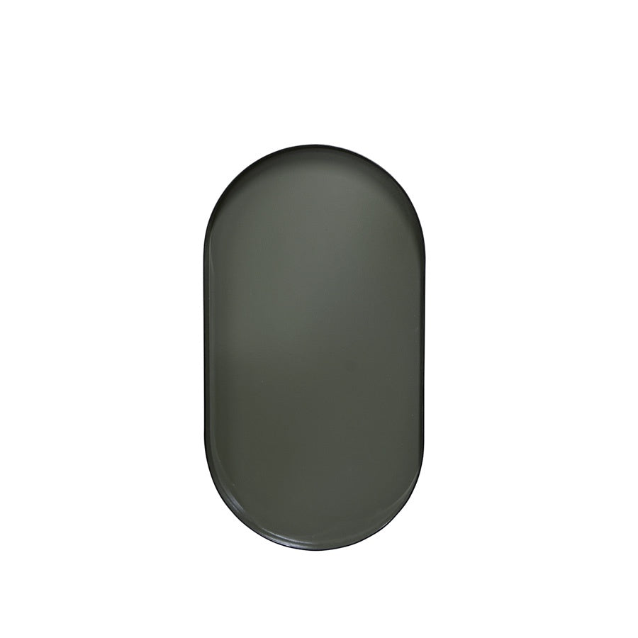 Felix Oval Serving Tray in Army Green