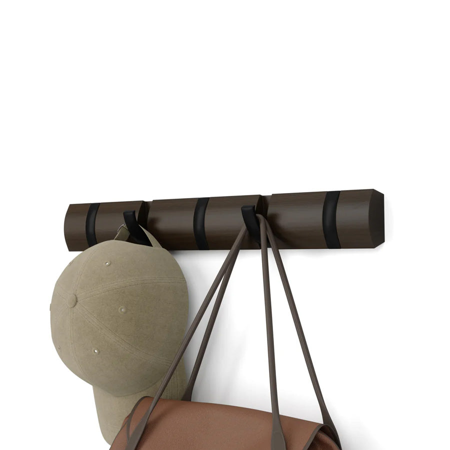 Umbra Flip Hook - Walnut