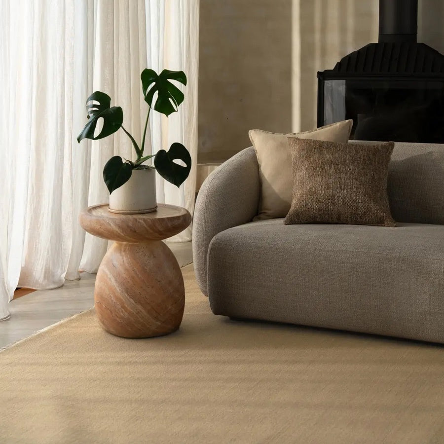 Jaqueline wool rug barley