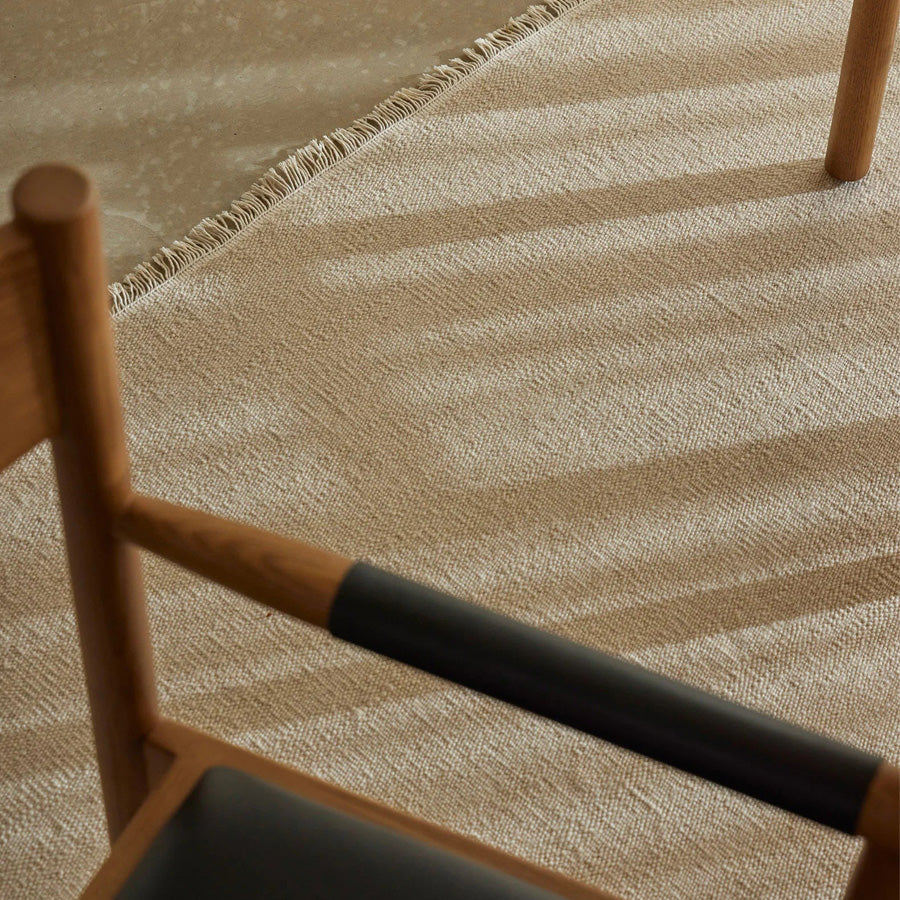 Jacqueline wool rug cashew