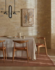Jacqueline wool rug rosewood