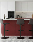 Kara Gas-Lift Barstool at a kitchen bench 