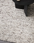 Karaka wool rug in oyster grey