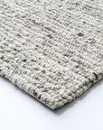 Karaka wool rug in oyster grey