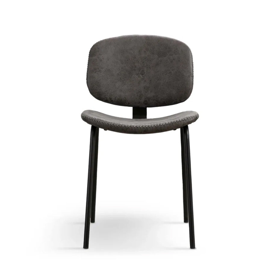 Kelli Dining Chair in charcoal