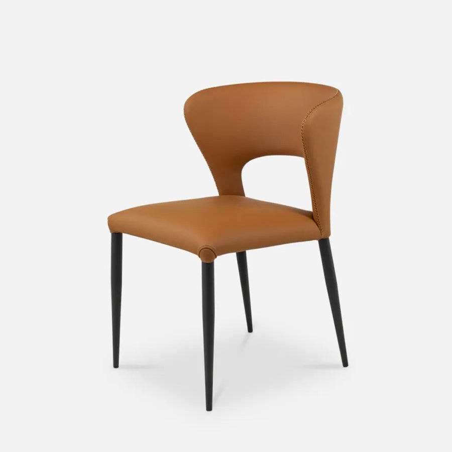 Klik dining chair in leather