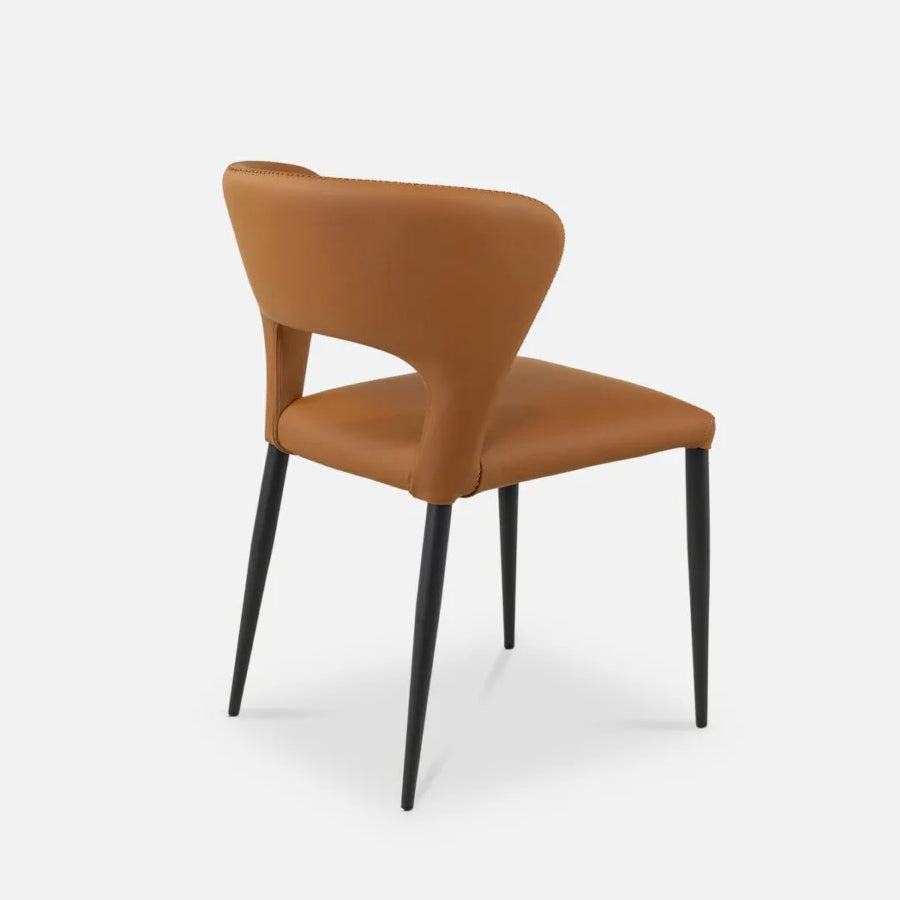 Klik dining chair in leather