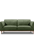 Laurel sofa green leather