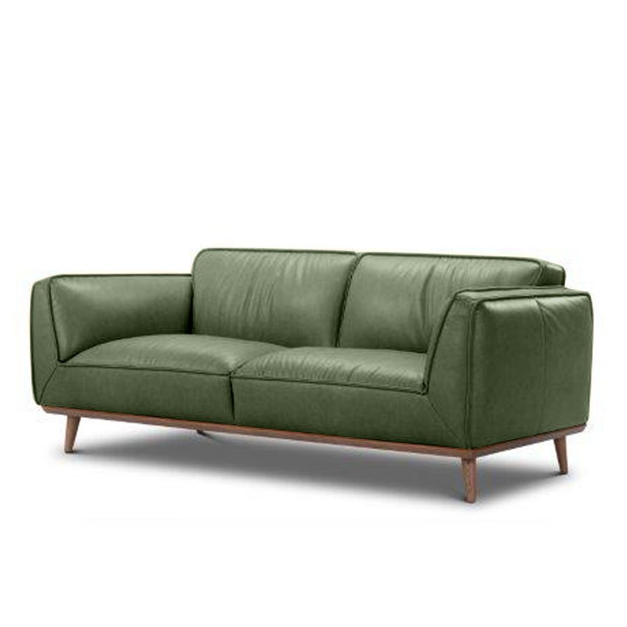 Laurel sofa green leather