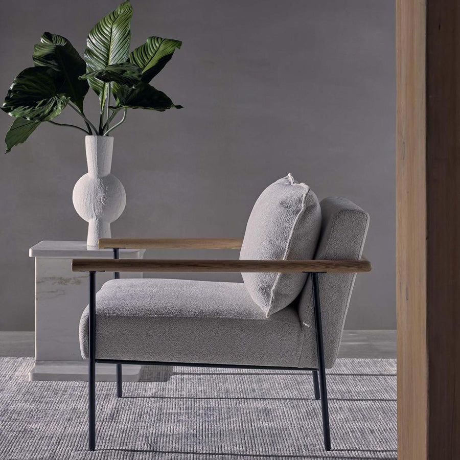 LAYLA | armchair - ivory