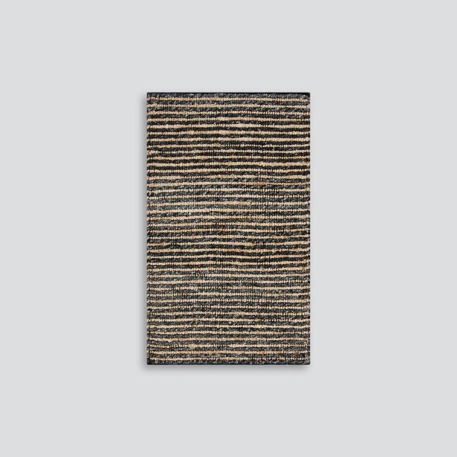 The Lima jute & wool entrance mat in charcoal 