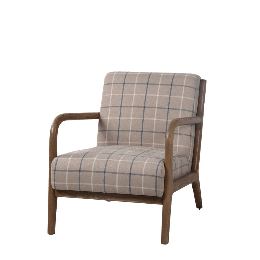 The Luca Plaid Armchair 