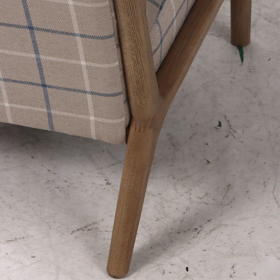The Luca Plaid Armchair 