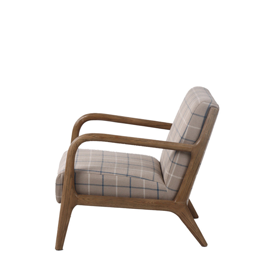 The Luca Plaid Armchair 