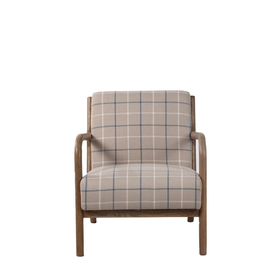 The Luca Plaid Armchair 