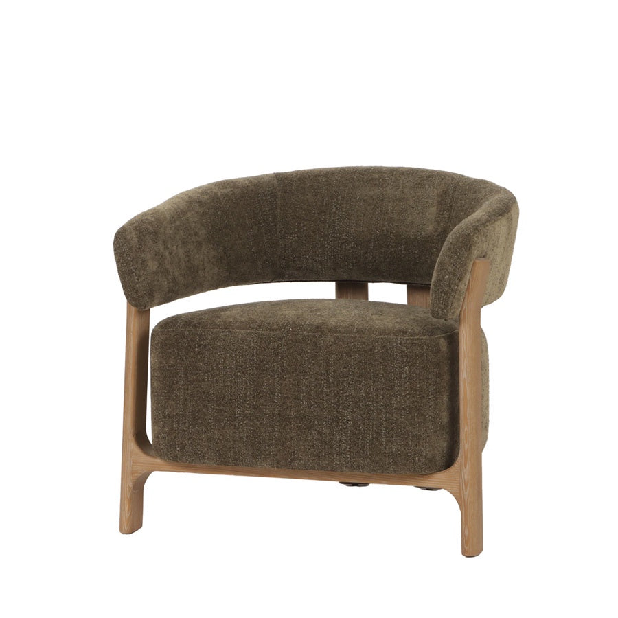 luna armchair in olive