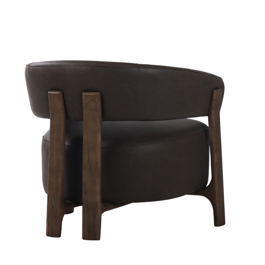LUNA | chocolate leather