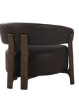 LUNA | chocolate leather